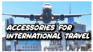 15 Must-Have Accessories for International Travel #TravelEssentials #InternationalTravel