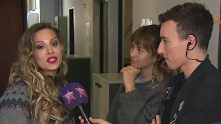 Los nervios de Noelia Marzol cuando le preguntaron por Occhiato delante de Flor Vigna