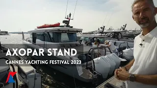 Axopar stand - Cannes Yachting Festival 2023