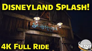 Disneyland Splash Mountain 2023 - Full Ride & Queue POV - 4K UHD