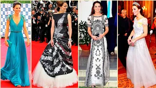 Princess Of Wales Catherine Looking So Gorgeous In Long Maxi Style Dresses