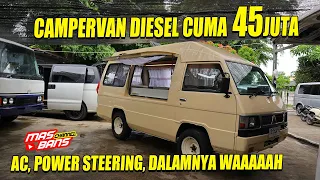 MOBIL DIESEL BANDEL JADI CAMPERVAN, MOBILNYA GAK MAHAL UDAH LENGKAP