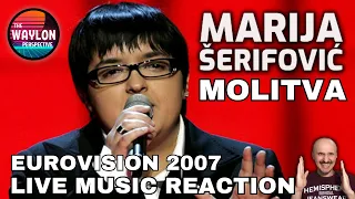 FIRST TIME REACTION TO Marija Šerifović  - Molitva | EuroVision 2007 LIVE | WINNING FOR SERBIA!!!