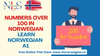 Learn Norwegian | Numbers over 100 in Norwegian | Tall over ett hundre på norsk | Episode 165 | A1