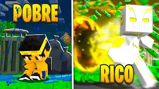 RICO VS POBRE DE UM VELOCISTA no Minecraft!