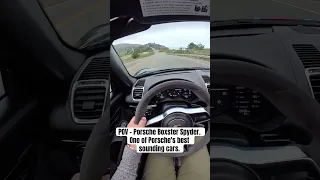 POV - Porsche Boxster Spyder - Insta360 Go 3 POV