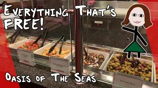 All The FREE Food on Royal Carribbean's Oasis of the Seas!