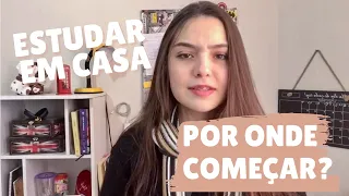 Estudar sozinho em casa para o Vestibular/Enem: por onde começar? | Amanda Mariana