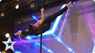 Preview: Saulo Sarmiento takes pole dancing to a new level | Britain’s Got Talent 2016