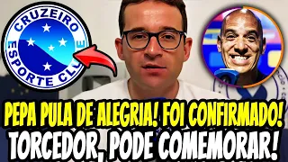 EXCELENTE NOTÍCIA! PODE COMEMORAR! FOI CONFIRMADO AGORA! BAITA REFORÇO! | NOTICIAS DO CRUZEIRO HOJE