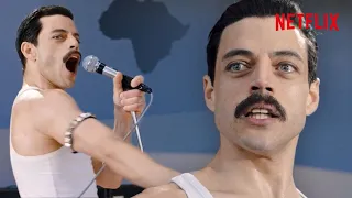 Bohemian Rhapsody - We Are The Champions - Live Aid Full Scene (Rami Malek) | Netflix