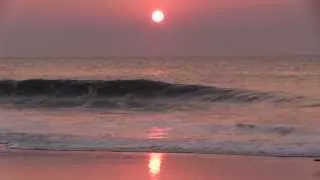 Sunrise at Ocean City MD with natural sound