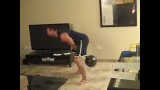 Heavy Kettlebell Swing: 203lbs x 20 reps