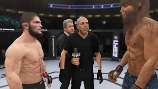 UFC 4 - Khabib vs. Teen Wolf - Champion Fights ☝️🦅
