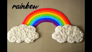 How to make Rainbow | Rainbow Craft ideas | Rainbow making ideas | cardboard crafts
