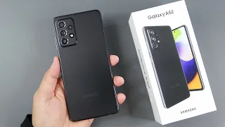 Samsung Galaxy A52 unboxing, camera, antutu, gaming | ASMR