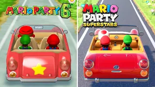 Mario Party Superstars vs. Mario Party 6 - All Minigames Comparison (GameCube vs Switch)
