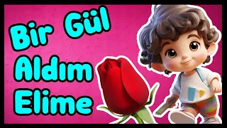 BİR GÜL ALDIM ELİME  - Kokladım Kokladım Muhammed Diye | Çocuk İlahileri