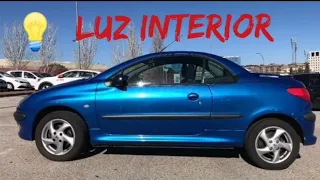 🥇Como cambiar luz interior de Peugeot 206 cc cabrio