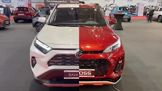 Toyota RAV4 vs Suzuki ACROSS 2023 - FIRST comparison in 4K | Exterior - Interior (details)