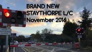 Brand New Staythorpe Level Crossing (7th November 2016)