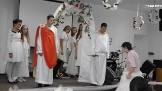 Сценка. Невеста Христа, приготовься Суламита! Песня: Прекрасная возлюбленная выйди...