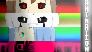 Chara, Asriel and Amber vs Hate | Glitchtale Fan Animation 13+ (2/4)