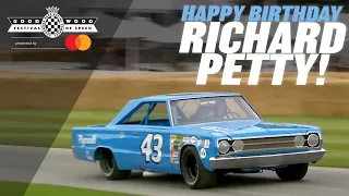 Richard Petty's legendary 7.0-litre V8 Plymouth Belvedere at Goodwood