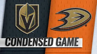 01/04/19 Condensed Game: Golden Knights @ Ducks