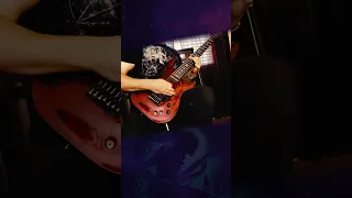 Melodic original solo in a cover song #guitar #metal #shred