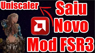 SAIU NOVO MOD FSR3 ➡️ UNISCALER COM FLUIDEZ INSANA.