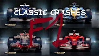 F1 2017 CRASHES CLASSIC CAR EDITION