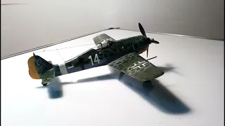 Монстр из коробки 1:72. Focke-Wulf - 190 A4 от Звезды.