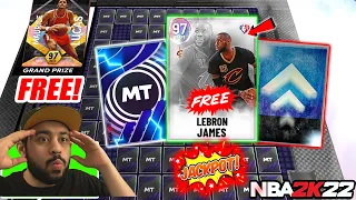 FREE GALAXY OPAL LEBRON JAMES FROM THE ASCENSION BOARD FREE PACK AND MORE IN NBA 2K22 MYTEAM