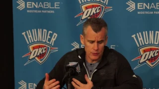 3.20.17 Thunder vs Warriors Post Game with Billy Donovan