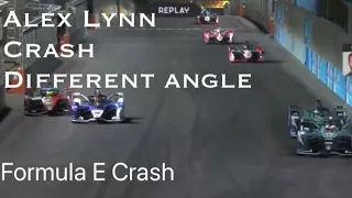 Alex Lynn Full Crash both angles