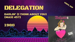 Delegation - Darlin' (I Think About You) (1980) (Maxi 45T)