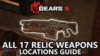 Gears 5 - Relic Weapons (All 17) Locations Guide - Relics of the Past Achievement