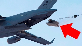 USAF Planes Airdrop Humvees - Aerial Delivery From C-17 Globemaster & C-130 Hercules