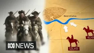 The Battle of Beersheba; the Light Horsemen's daring WWI cavalry charge