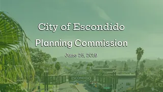 Audio - Planning Commission - June 25, 2019
