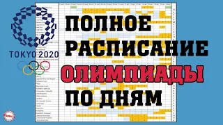 Лови расписание летней Олимпиады 2020 в Токио. Время, даты, медали.