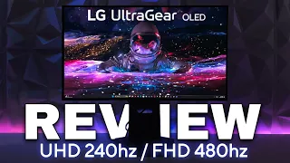 New LG 32GS95UE Review 4k 240hz Dual Mode Gaming Monitor HDR Magic