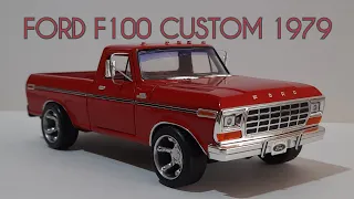 Ford F100 Custom 1979 | Diecast Custom | Bandit Garage