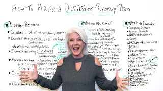 How to Make a Disaster Recovery Plan - Project Management Training