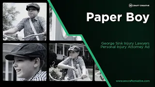 "Paper Boy" George Sink Personal Injury Attorney Best Commercial by Craft Creative Video Production