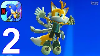Sonic Prime Dash - Gameplay Walkthrough Part 2 Tails Nine Max Level Upgrade (iOS, Android)
