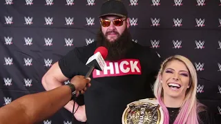 Chat w WWE Superstars Alexa Bliss and Braun Strowman on SummerSlam at Toronto’s Scotiabank Arena