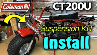 New Fork Suspension Kit for Coleman CT200U Mini Bike, Detailed How-To Install [4K]