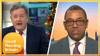 Piers in Heated Clash With James Cleverly Over Brexit No Deal | Good Morning Britain